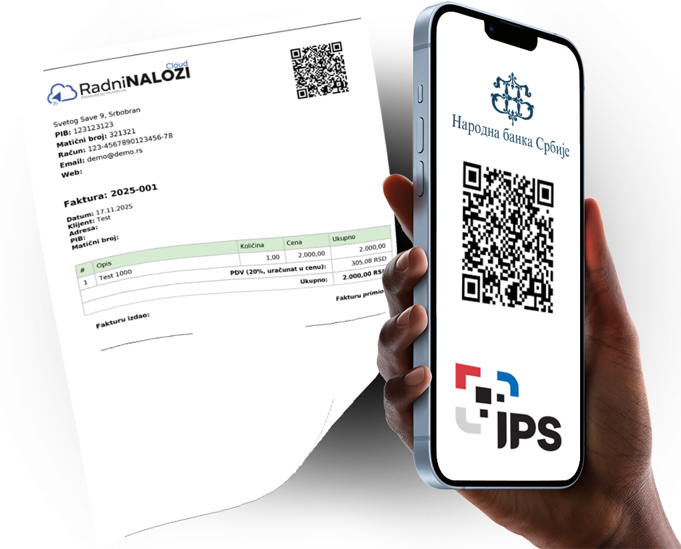 IPS QR kod na fakturi